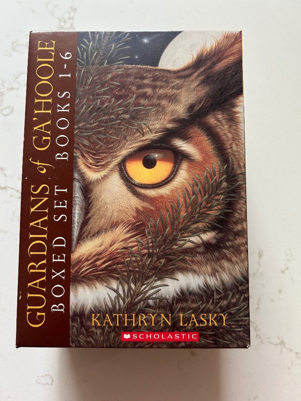 Guardians of Ga’hoole boxes set of six books by Katheryn Lasky